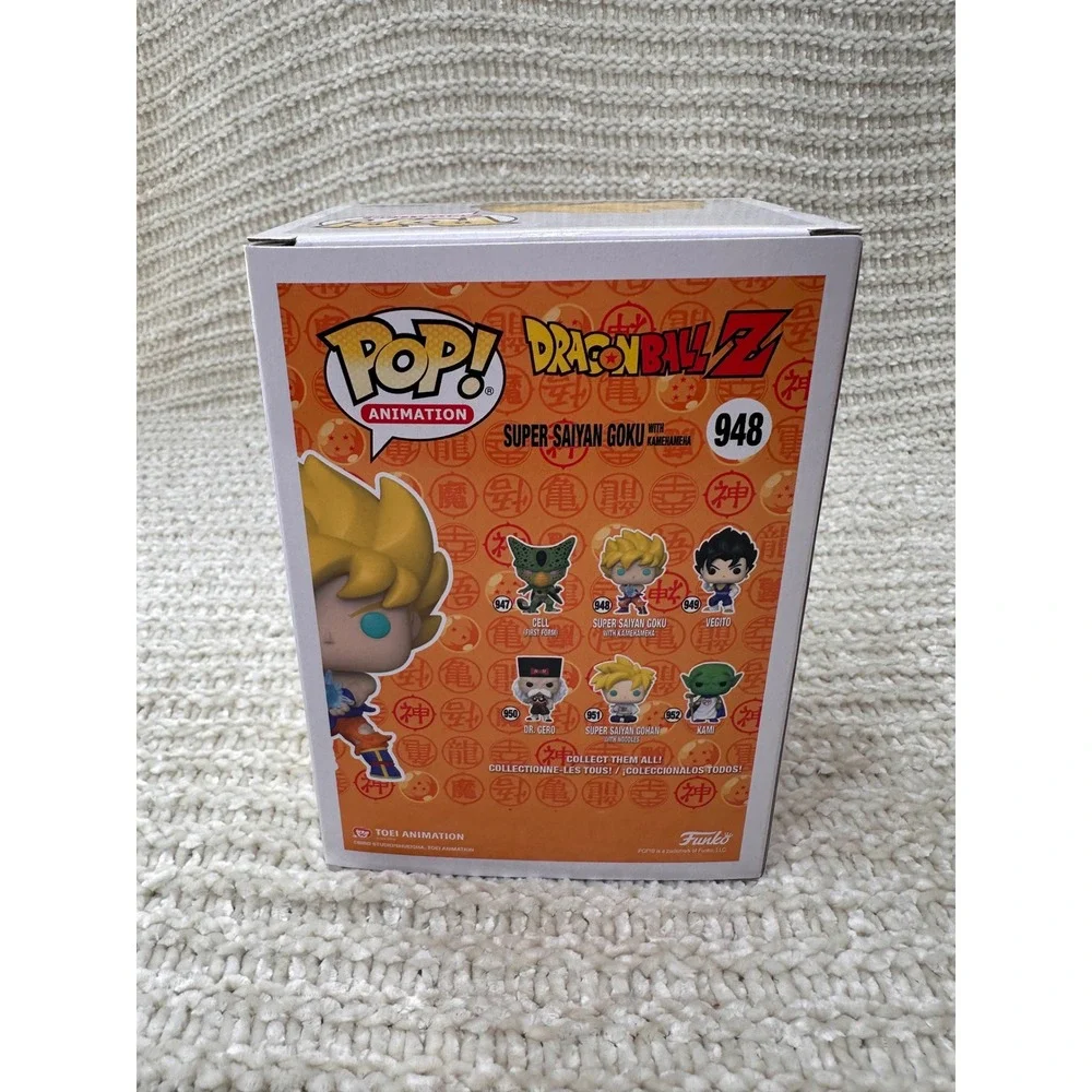 Funko Pop Dragon Ball Z‎ Super Saiyan Goku Kamehameha 948 Vinyl Figure Toy